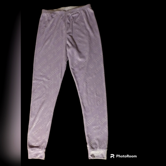 Girls Light Lavender Purple Juicy Couture Pajama Set Size 12 - Picture 3 of 5